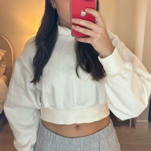 Aritzia TNA cozy AF fleece hoodie